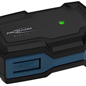 ANSMANN Chargeur pour batterie BC, 6-12V/1A, noir/bleu