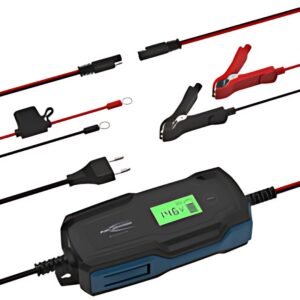 ANSMANN Chargeur de batterie BC, 6-12V/4A, noir/bleu