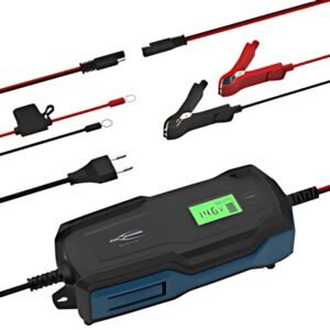 ANSMANN Chargeur de batterie BC, 6-12V/6A, noir/bleu