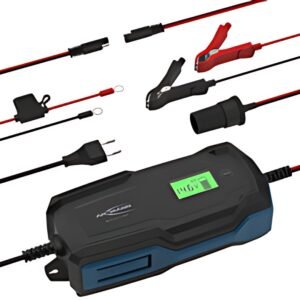 ANSMANN Chargeur de batterie BC, 6-12V/10A, noir/bleu