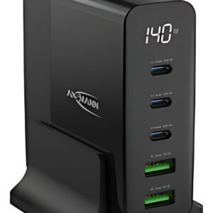 ANSMANN Chargeur de bureau USB DC5140PD, 5 ports, 140 watts