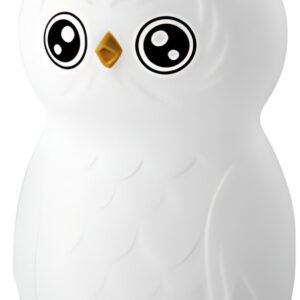 ANSMANN Veilleuse en silicone Hibou Finn, blanc