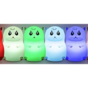 ANSMANN Veilleuse en silicone Hamster Lilli, blanc
