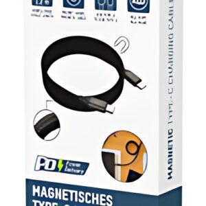 ANSMANN Câble magnétique charge et données, USB-C, 1,2 m