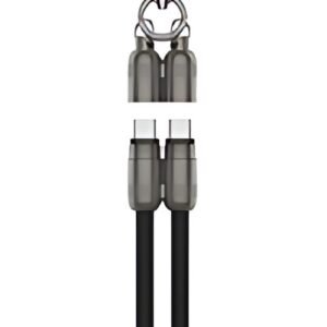 ANSMANN Bandoulière/câble pour smartphone, USB-C, noir