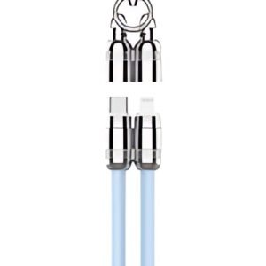 ANSMANN Bandoulière/câble smartphone, USB-C-Lightning, bleu
