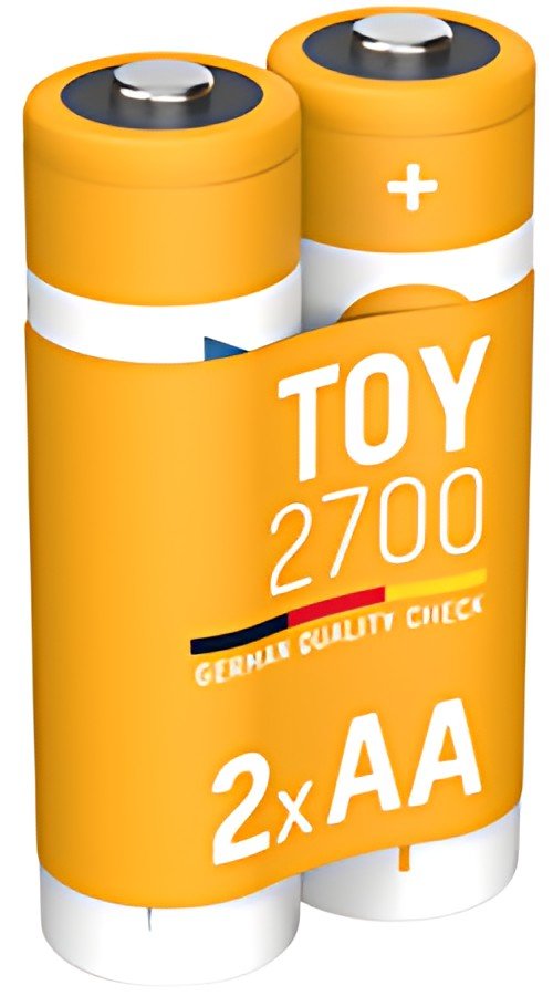 ANSMANN Pile rechargeable NiMH Toy, AA, 2.700 mAh, 2 pièces