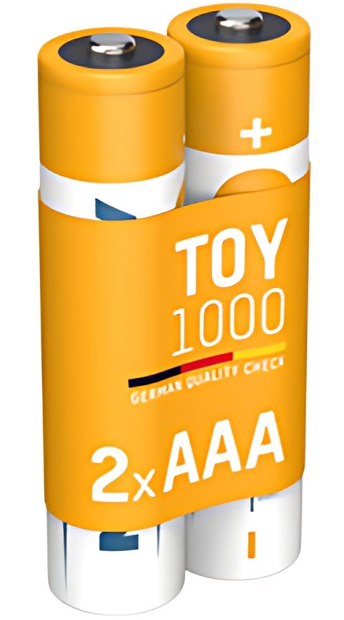 ANSMANN Pile rechargeable NiMH Toy, AAA, 1.000 mAh, 2 pièces