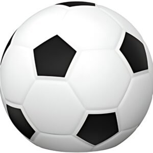 ANSMANN Veilleuse LED en silicone Football, blanc/noir