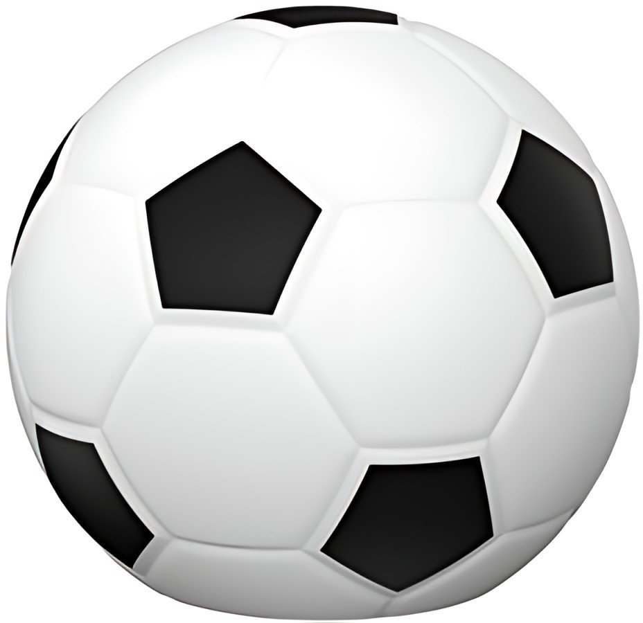 ANSMANN Veilleuse LED en silicone Football, blanc/noir