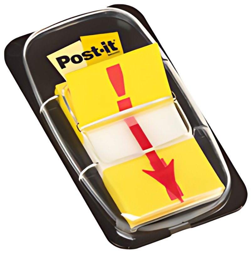 Post-it Marque-page Index Symbol "Point d'exclamation"