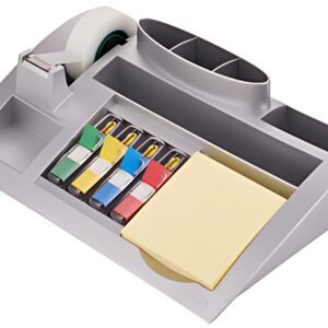 Post-it Organiseur de bureau, garni, argent