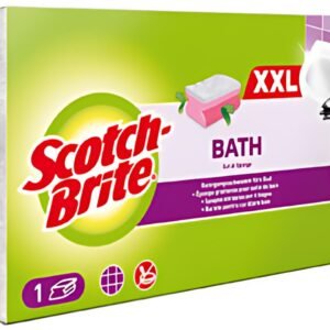 Scotch-Brite Eponge de nettoyage Soft, rose clair/blanc