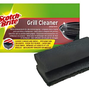 Scotch-Brite Eponge de nettoyage pour BBQ, couleur: noir