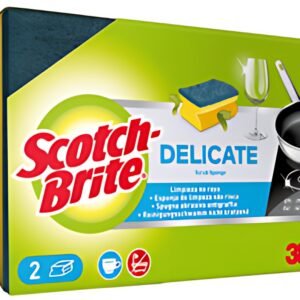 Scotch-Brite Eponge universelle DELICATE, couleur:jaune/bleu