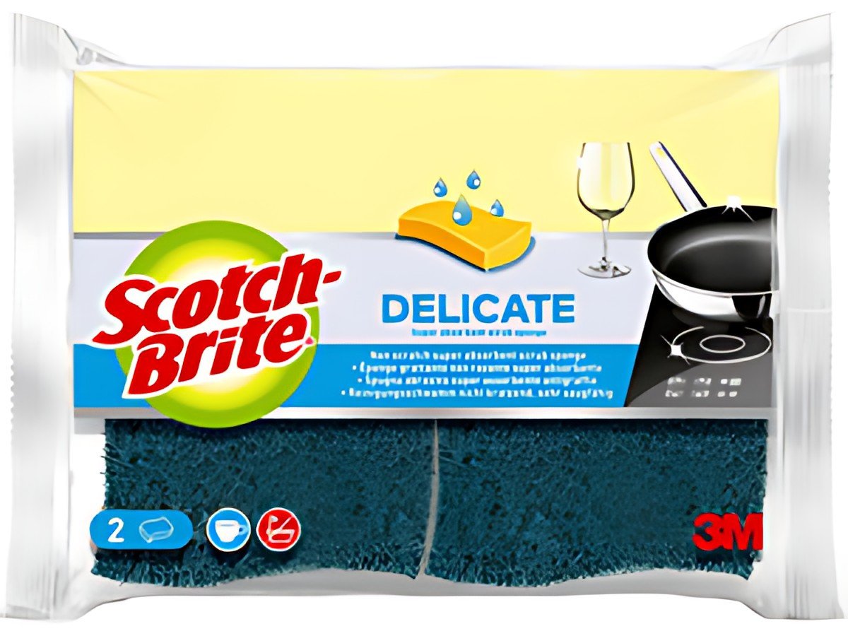 Scotch-Brite Eponge grattante non rayante Delicate