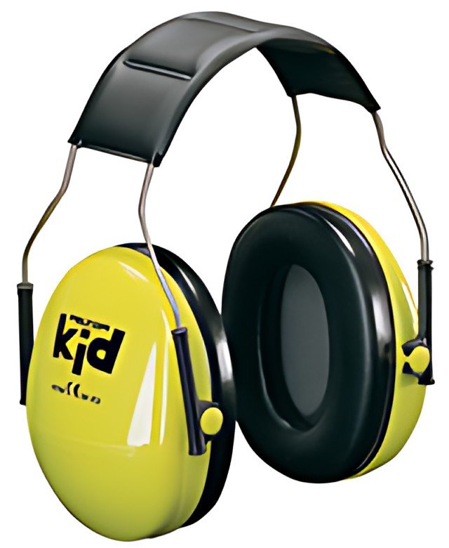 3M Peltor kid Casque anti-bruit H510, vert fluo / noir