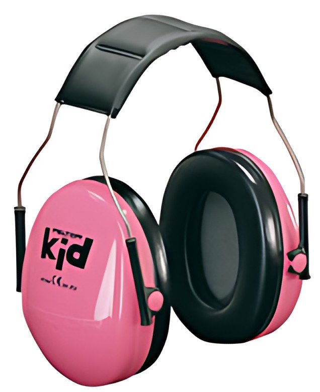 3M Peltor kid Casque anti-bruit H510, rose fluo / noir