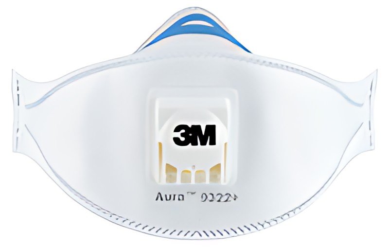 3M Masque Aura Comfort Cool Flow 9322+, FFP2, lot de 2