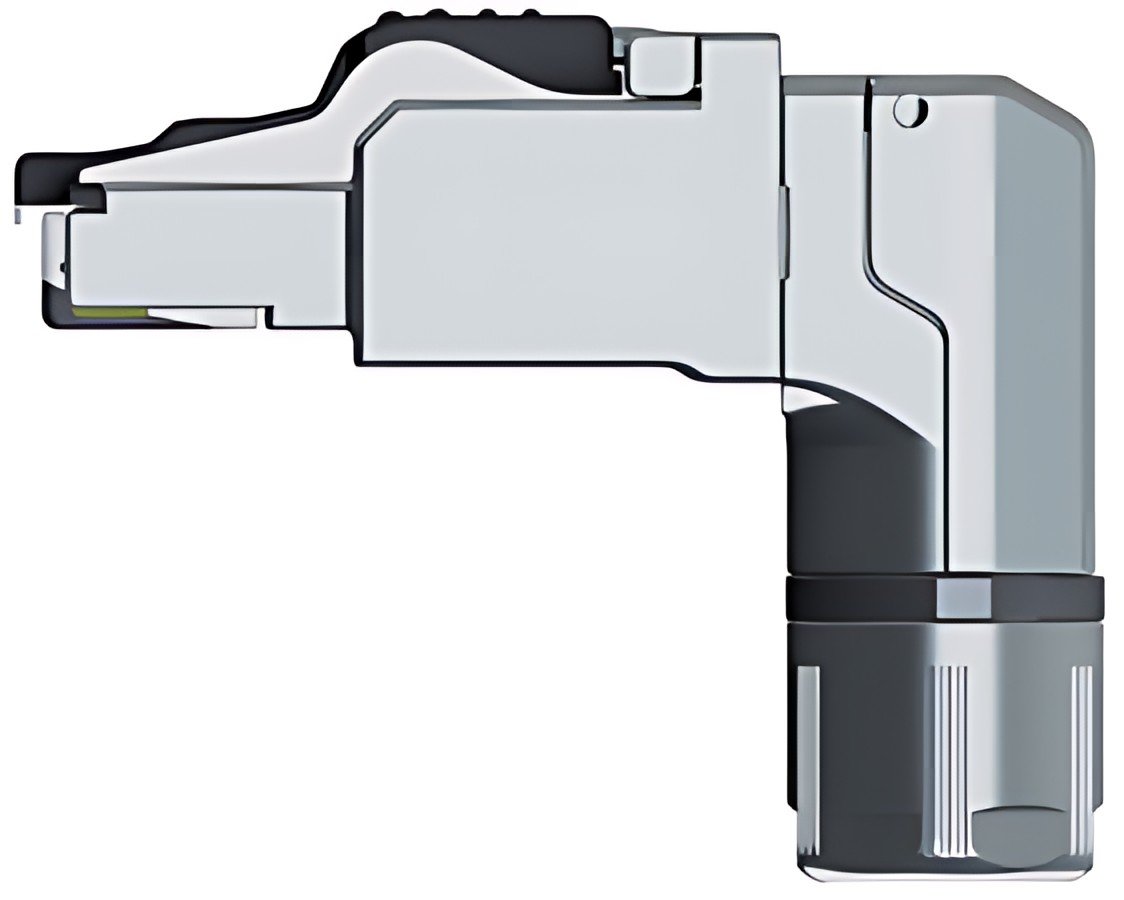 Telegärtner Connecteur RJ45 MFP8 cat.6A 4x90 PROFINET,