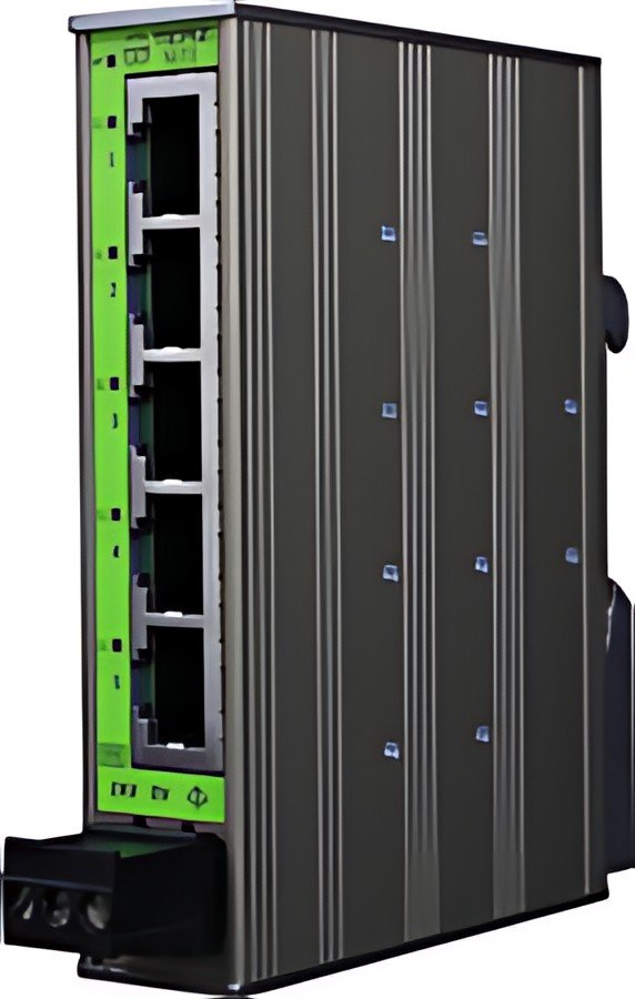 TERZ Unmanaged Industrial Ethernet Switch NITE-RS5-1100