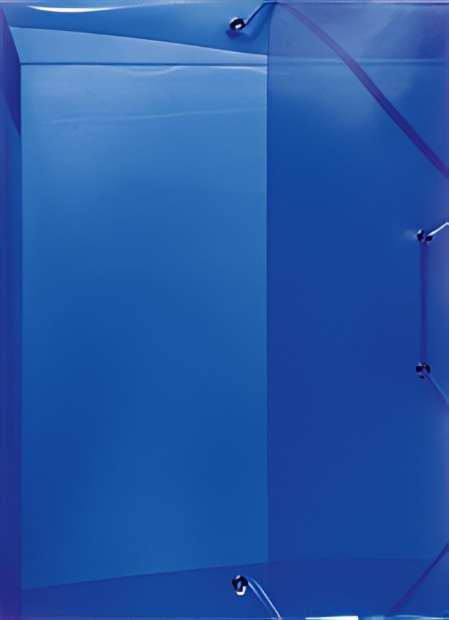 herlitz Chemise de rangement, A4, en PP, bleu translucide