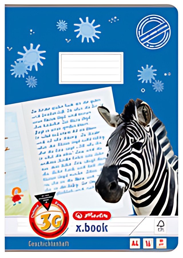 herlitz storybook x.book, DIN A4, règle 3G