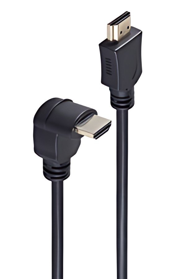 shiverpeaks BASIC-S Câble HDMI, fiche A mâle - coudé