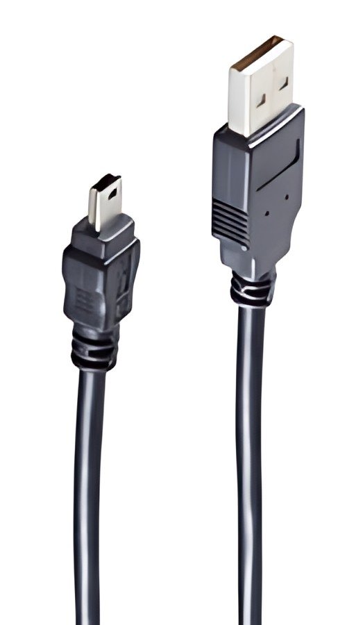 shiverpeaks BASIC-S Mini câble USB 2.0, USB-A - 5 Pol USB-B