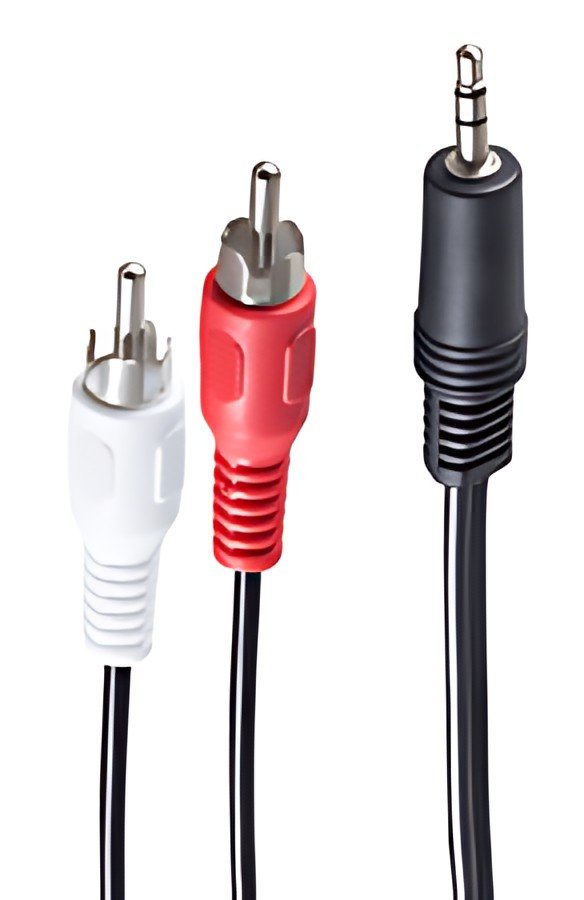 shiverpeaks BASIC-S Câble audio, 2 x cinch mâle - jack