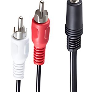 shiverpeaks BASIC-S Câble audio, 2 x cinch mâle - jack