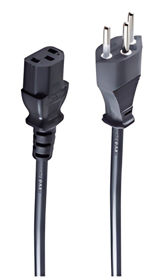 shiverpeaks Câble électrique suisse, 1,8 m, noir