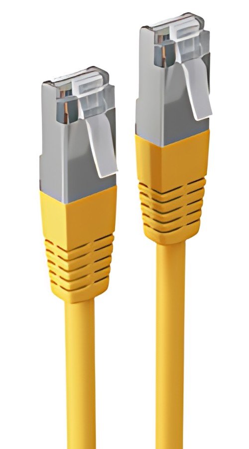 shiverpeaks Cable patch BASIC-S, cat. 6, S/FTP, 3 m, jaune