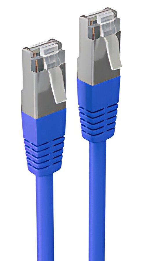 shiverpeaks Cable patch BASIC-S, cat. 6, S/FTP, 5 m, bleu