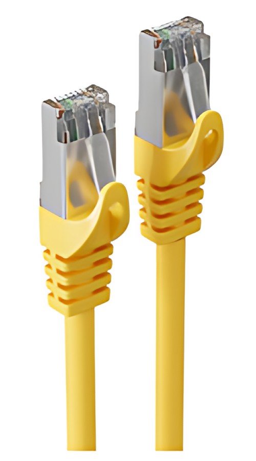 shiverpeaks Câble patch Cat. 6A, U/UTP, 3,00 m, jaune