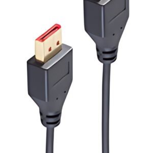 shiverpeaks BASIC-S Câble DisplayPort 1.4, slim, 1,0 m, noir