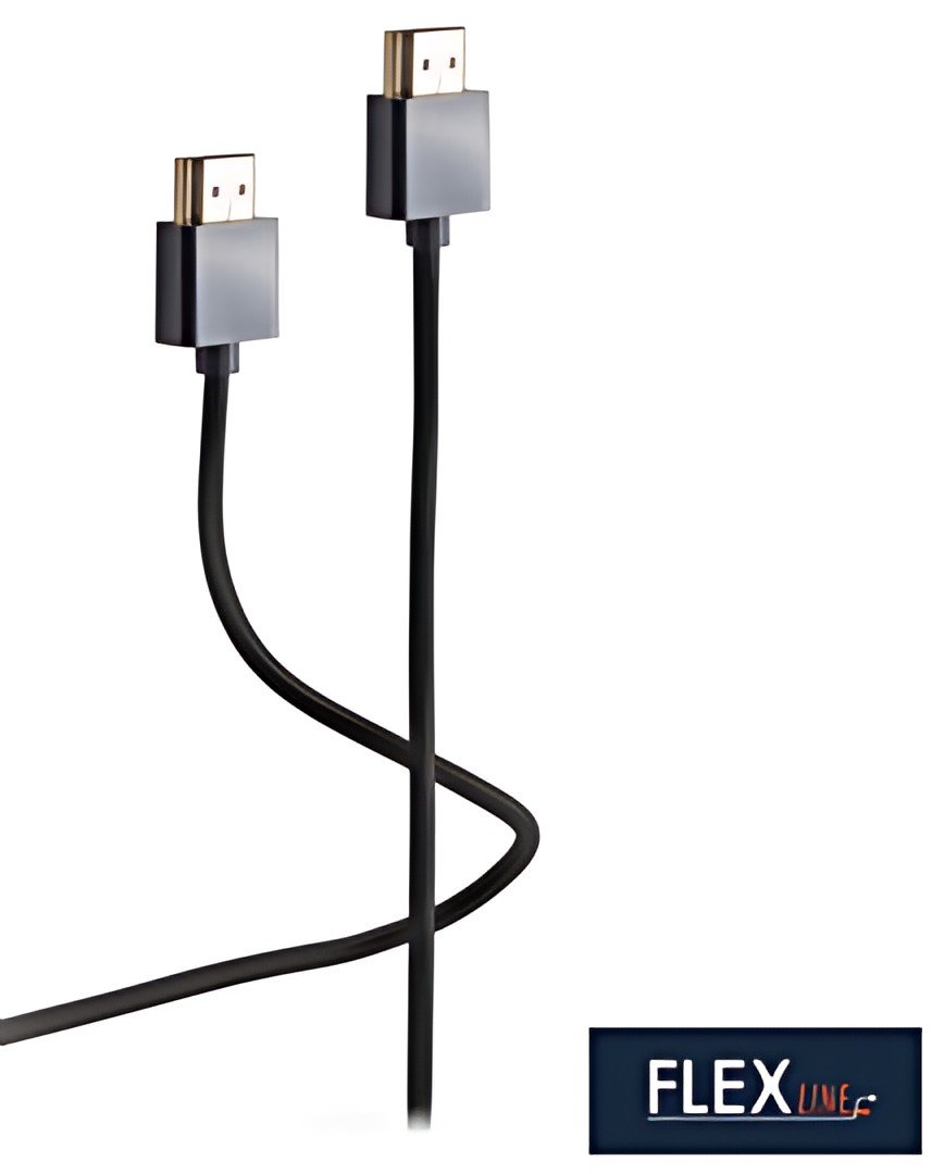 FLEXLINE Cordon HDMI, fiche A - fiche A, 2,0 m