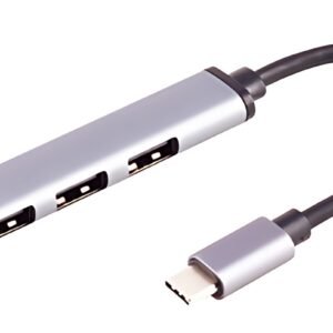 shiverpeaks Hub BASIC-S USB-C 3.0, 4 connexions, ALU, mince