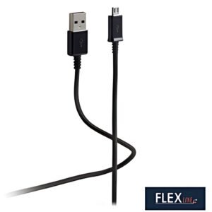 FLEXLINE Câble de raccordement USB, USB-A - USB-B, noir