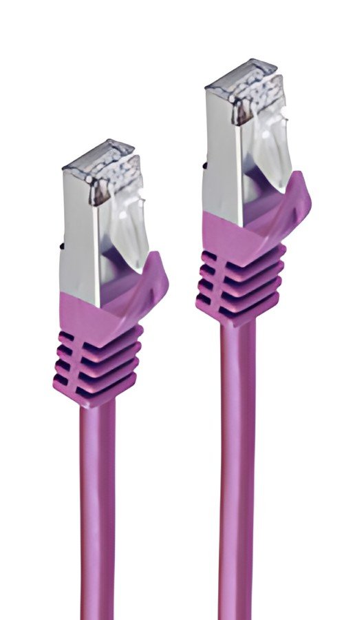 shiverpeaks Câble patch, Cat. 6A, S/FTP, 5,0 m, violet