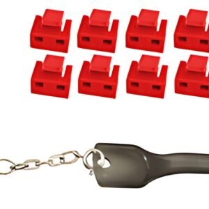 shiverpeaks Bloqueur de port RJ45 avec clé, rouge
