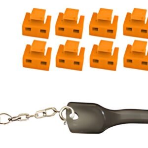 shiverpeaks Bloqueur de port RJ45 avec clé, orange