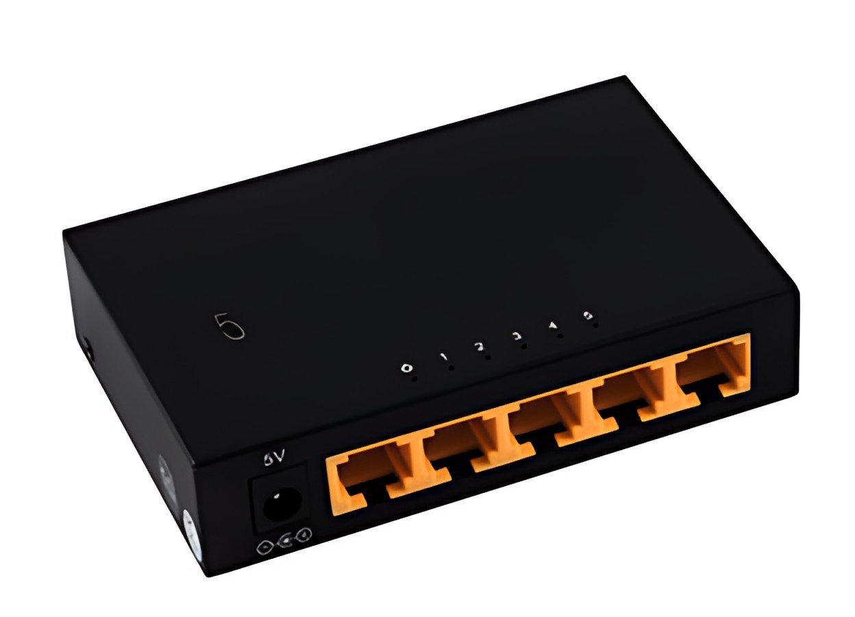 shiverpeaks Commutateur réseau, 5 ports, 1 G, noir