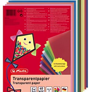 herlitz Papier transparent, 200 x 300 mm, 10 feuilles