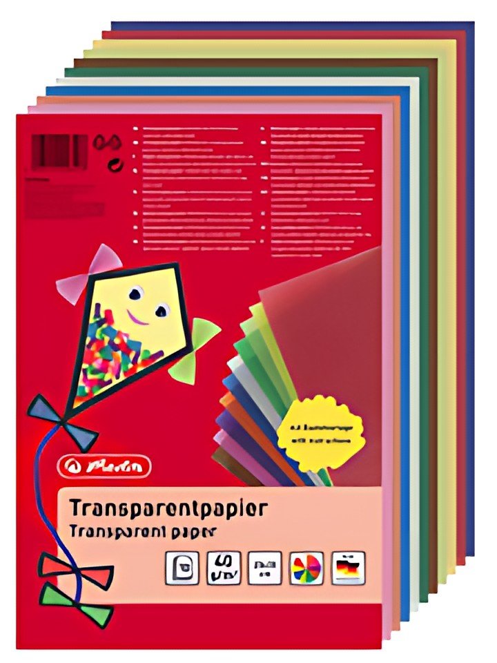 herlitz Papier transparent, 200 x 300 mm, 10 feuilles