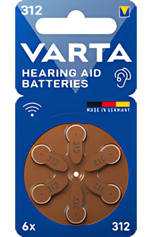 VARTA Pile bouton pour appareil auditif "Hearing Aid