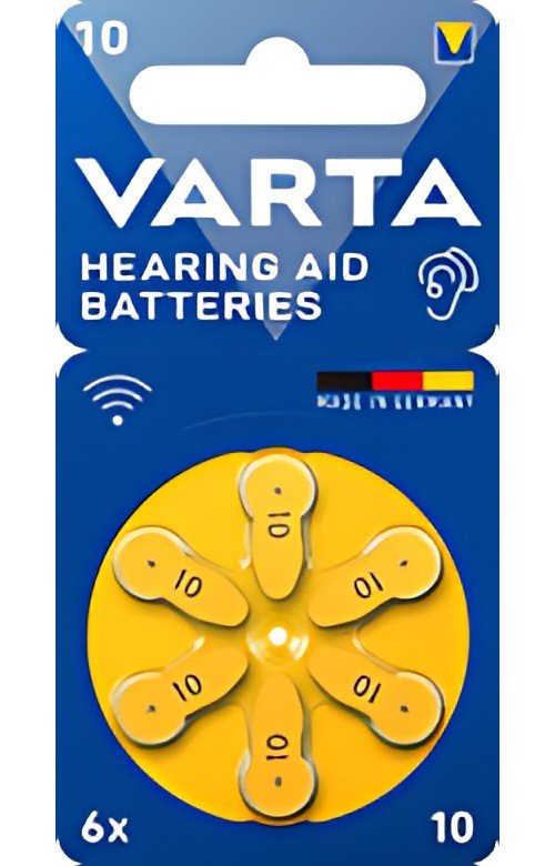 VARTA Pile bouton pour appareil auditif "Hearing Aid