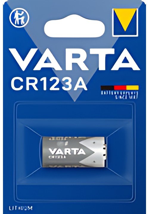 VARTA Pile photo "Lithium", CR123A, 3,0 volts, blister de 2