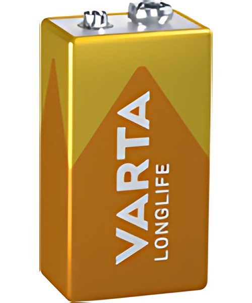 VARTA Pile alcaline Longlife, E-bloc (6LR61/6LP3146)