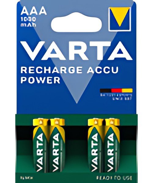 VARTA Pile NiMH "Rechargeable Accu", Micro (AAA), 1 000 mAh